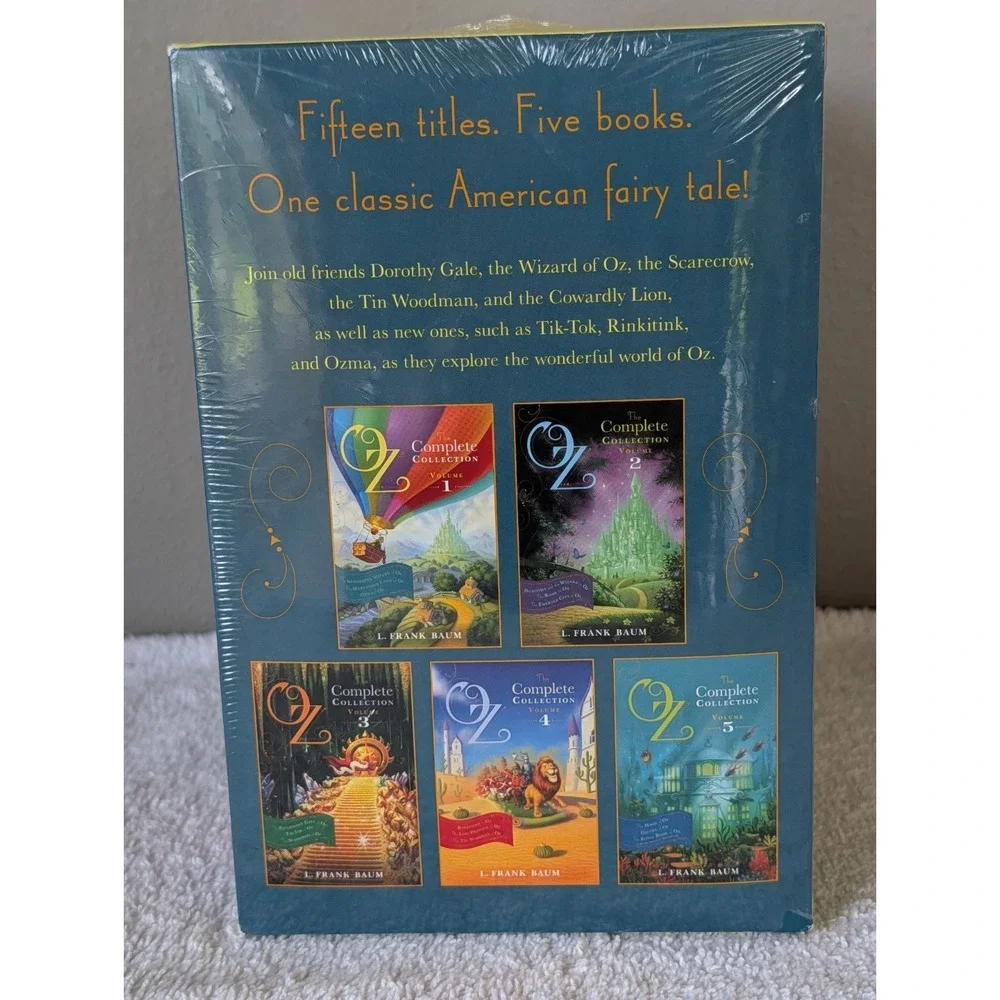 The Complete Paperback Collection Of The Wizard Of OZ Book Set 1-5 Baum Wicked